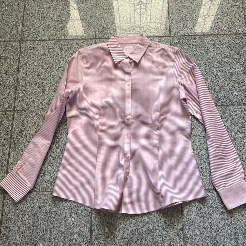 Brooks brothers stripe button down long sleeve 10